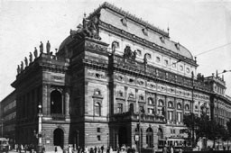 The National Theatre in Prague, where Jenufa was eventually seen in 1916