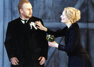 Jorma Silvasti and Angela Denoke in the 2002 Wiener Staatsoper production of Jenufa