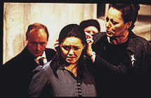 Rosalind Sutherland and Suzanne Murphy in the 1998 WNO production of JENUFA