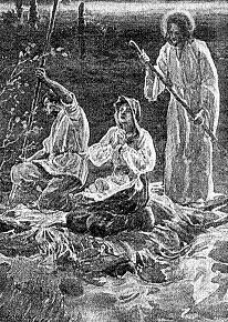 One of the series of paintings by Jzef M?cina-Krzesz which inspired the setting of the Lord's Prayer